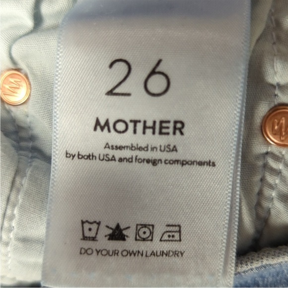 Mother Pixie Insider Ankle Jeans “Group Bathing”. Size 26. - Picture 12 of 14
